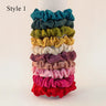10pcs/pack Solid Color Elastics Hair Ties For Women Thick Hair Soft No Hurt Hair Ponytail Holder Hair Rope Hair Accessories Hot
