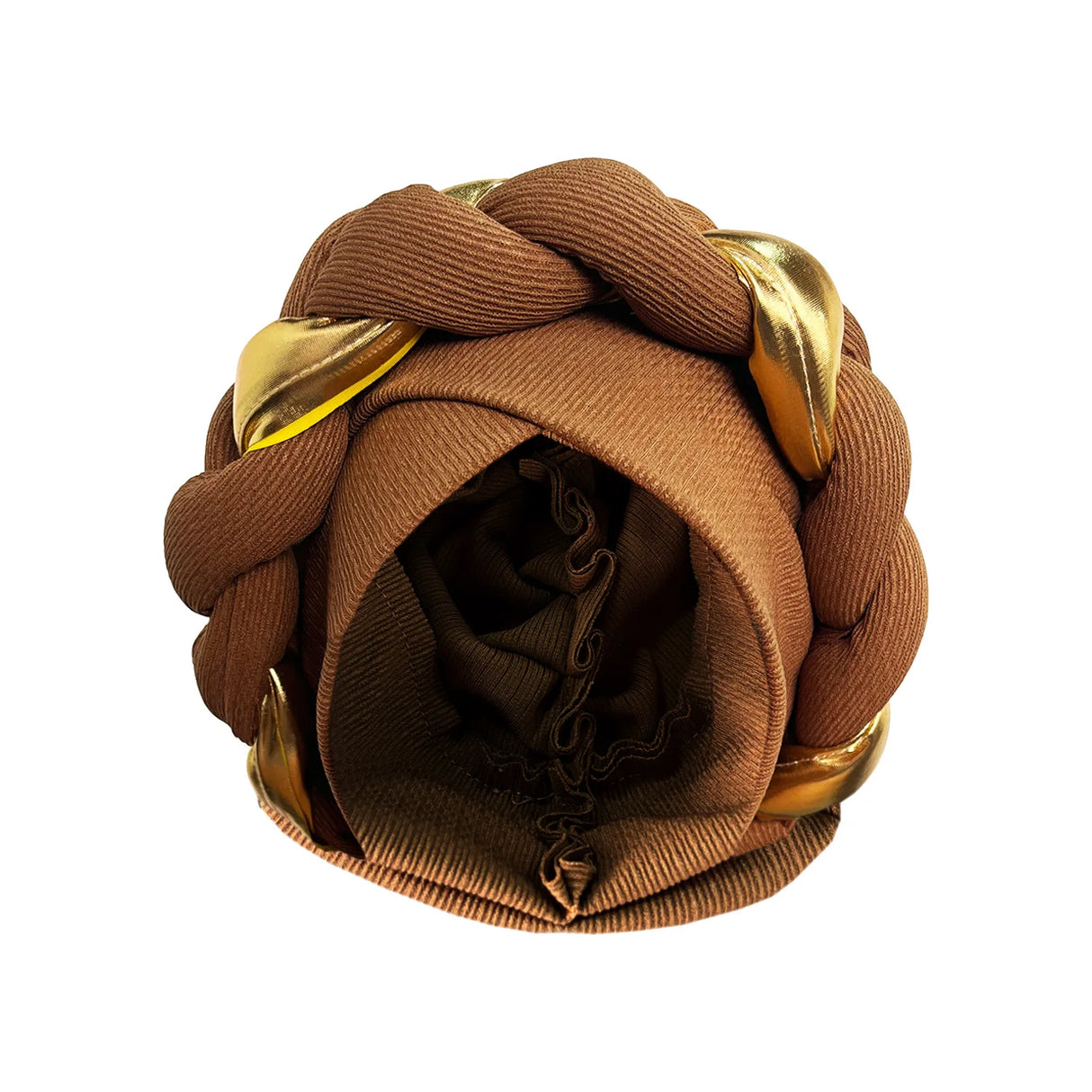 2024 New African Women Pleated Beanie Headwrap Hat Hair Accessories Arab Wrapped Muslim Hijab Turban Cap Female