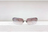 Luxury Brand Designer Fashion GM Titanium Half frame Sunglasses Men Driving Sun Glasses Goggles Shades UV400 Eyewear Glitt