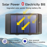 Solar Wall Lamp Outdoor 4/6/8/10/12/16LED Light Waterproof Up And Down Luminous Lighting Balcony Yard Garden Decoration Lights