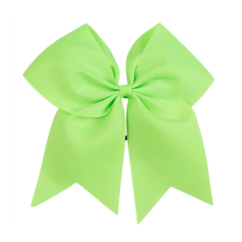 8'' Large Elastic Hair Bows Head Rope Bands Grosgrain Ribbon Hair Ties Boutique Bow Tie For Girls Headwear Hair Accessories