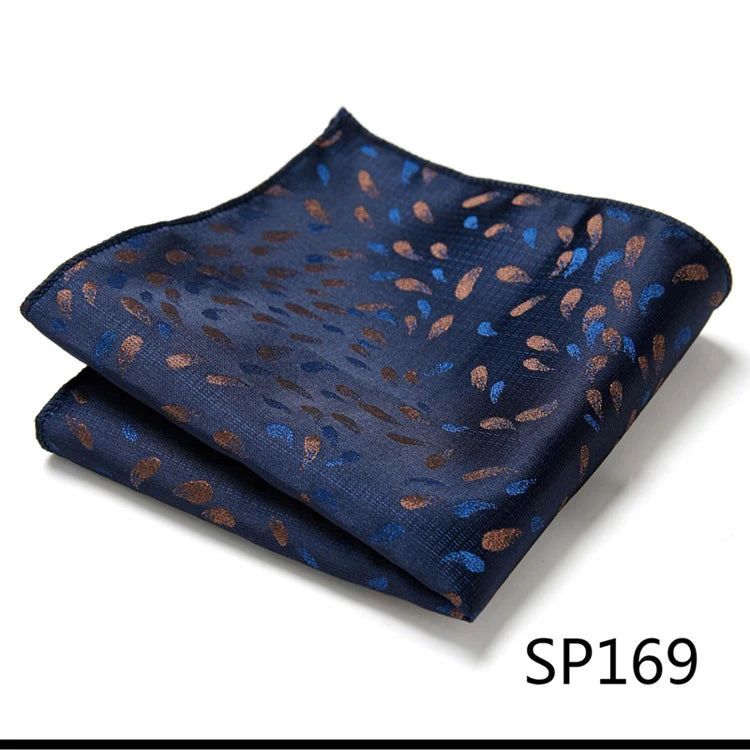 Pocket Square Handkerchief Nice Handmade Woven 100% Silk Hanky Pocket Square Printed  hombre Pink Office Clothing accessories