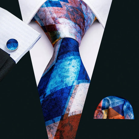 Famous Brand Cravate 2018 New Printed Tie Neck Ties For Mens Wedding Tie 8.5cm Width Mens Gravata Party Neckties For Wedding