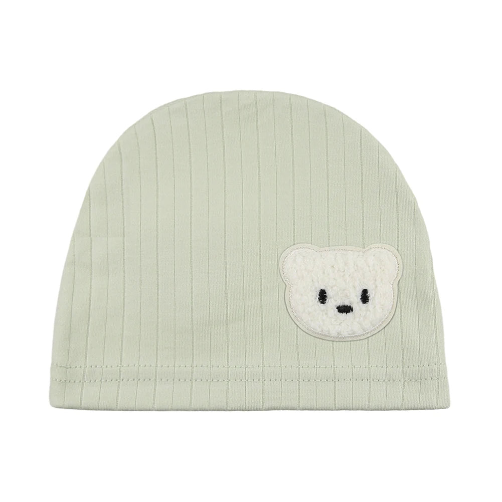 Newborn Baby Turban Hats Spring Autumn Models 0-6 Months Boys Girls 95% Cotton Fetal Hopstial Caps Infant Beanies Accessories