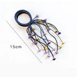 Handmade Cute Fashion Elastic Flower Ribbon Hair Ropes Rubber Band Hair Accessories Hair Ties