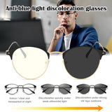 Photochromic Blue Light Blocking Glasses 2 In 1 Anti-ultraviolet Eyeglasses Anti Light Sunglasses For Men And Women