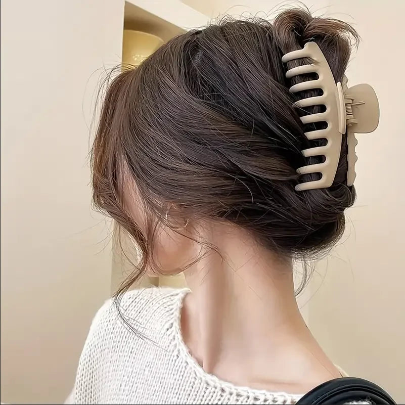 6Pcs Women Fashion Claw Clip Set Headwear Large Hair Claw Multiple Styles Korean For Girls Shark Clips Barrette Hair Accessories