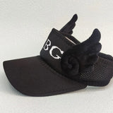2023 New Kids Sun Hats Children Summer Visors Cute Rabbit Wings Bunny Hat Summer Hat for Kids Boys Girls Hats 3-12years Old