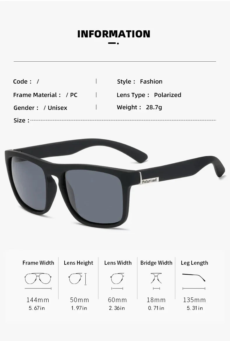 A pair fashion vintage polarized fashion glasses, retro driving fishing luxury fashion glasses, anti-glare eyewear eyepieces