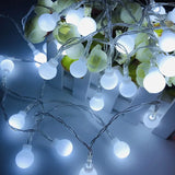 LED Light String Fairy Bubble Ball Light Festive Light Garland EU/US  Plug Indoor Christmas Wedding Outdoor Garden Decoration