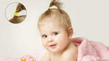 200PCS Baby Toddler Hair Ties Multicolors Elastic Hair Ties 2cm in Diameter No Crease Finger Hair Elastics Small Ponytail Holder