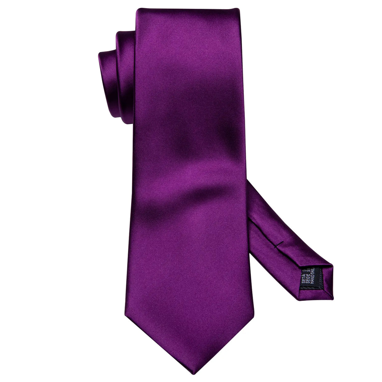 Barry.Wang Purple Lilac Lavender Silk Mens Tie Handkerchief Cufflink Set Jacquard Floral Necktie for Male Wedding Business Party