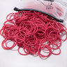 50PCS Macaron Rubber Band Hairband Headband High Elastic Durable Hair Ring Tied High Ponytail Women's Kids Hair Headwear