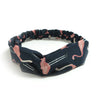 Fashion WomenFloral Headband Hair Accessories Leopard Cross Knotted Bow Chiffon Hair Band Girls Headdress Ladies Hoop Headwear