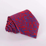 Blue Fashion Men's Tie 8cm Blue Necktie Green & Orange Silk Gravatas For Men Paisley Floral Fit Wedding Workplace Slim