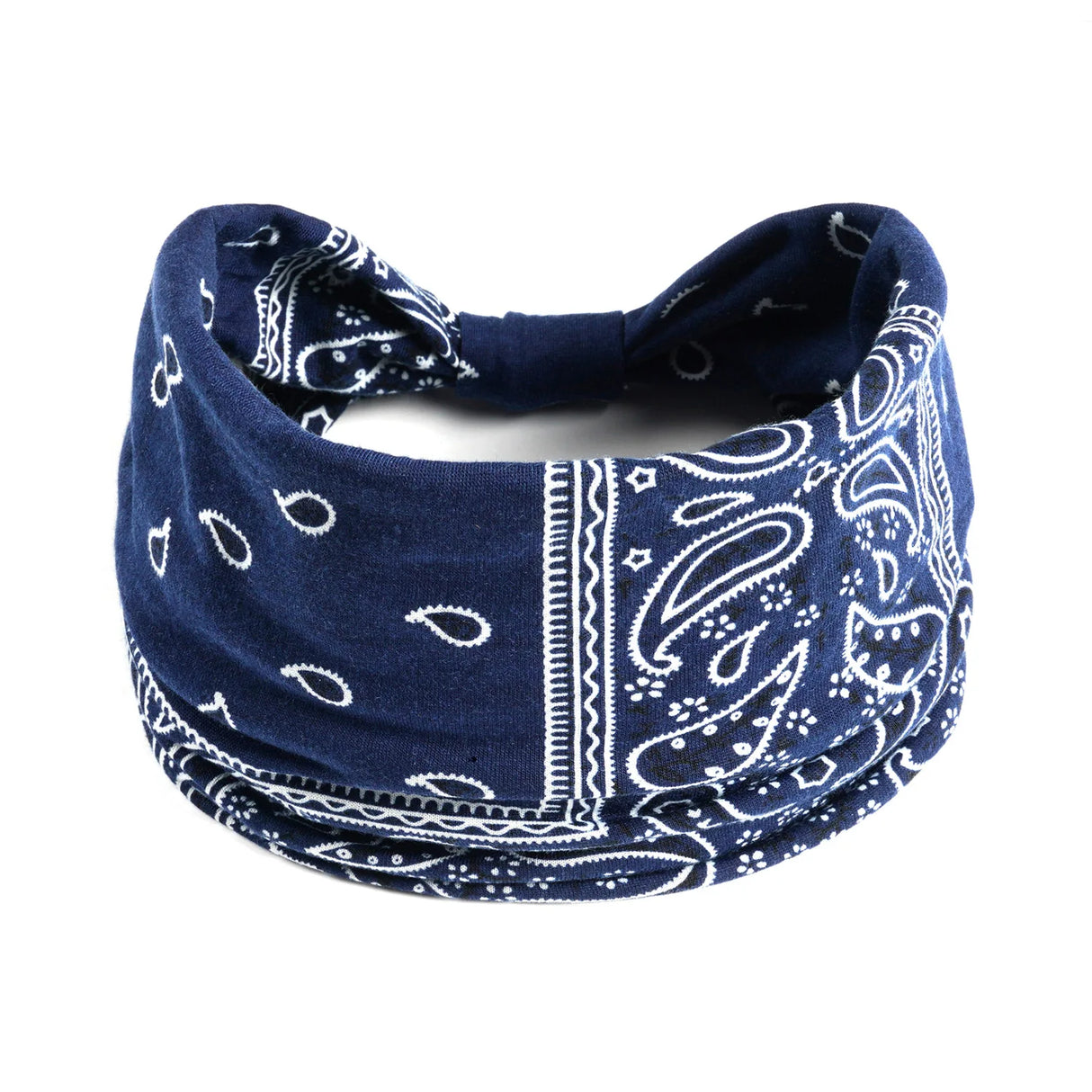 Boho Headbands For Women Fashion Stretch Wide Hair Bands Knoted Turban Yoga Sweatband Elastic Head Bands Stylish Wrap Headbands