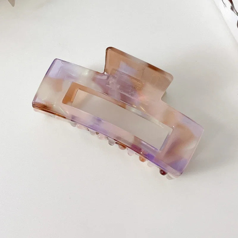 Bilandi Trendy Jewelry Acetate Hair Clip For Women Girl Head Hairpin Resin Hair Claw Headdress Female Hair Accessories