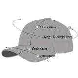 1pc Fashion Breathable Solid Color Baseball Cap Perfect for Outdoor Activities - Ideal Choice for Friends and Family