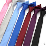 Solid Color Tie Polyester Material Business Executive Formal Fashion Tie for Men and Women