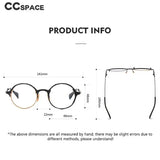 53160 Retro round pure titanium handmade glasses frame men and women irregular high-end optical frames
