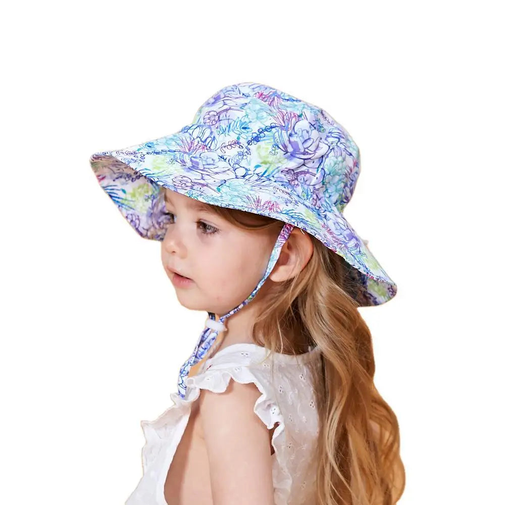Summer Baby Sun Hat Baby Sun Hat for Girls and Boys Outdoor Anti UV Kids Beach Caps Bucket Cap