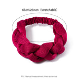 Braids Twist Headbands for Women African Headwear Elastic Hair Bands Ladies Turban Female Bandage Headwrap