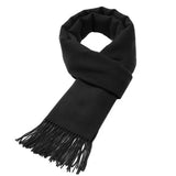 Brand Wool Scarves Winter Soft Warm Cashmere Shawl Thickened Long Tassel Shawl Warm Scarf Fashion Solid Color Women Man Scarf목도리