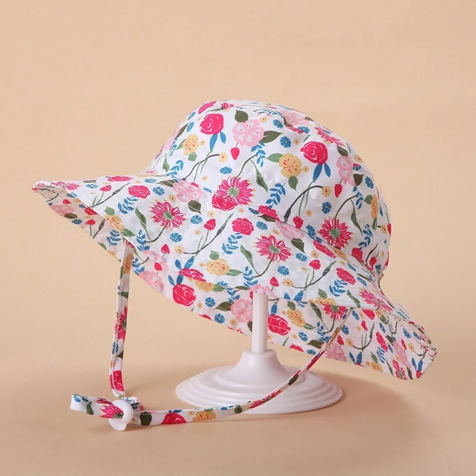Newborn Baby Hats Boys Girls Panama Summer Kids Sun Hat Infant Beach Fisherman Bucket Hat Children Breathable Outdoor Hats