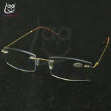 Titanium Frame Ultra Light Memory Gold Frame Coating Lenses Men Women Rimless Reading Glasses  0.75  1  1.5  1.75  2  2.25 To  4