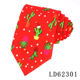 Men's Christmas Festival Theme Tie Suitable For Shirt Suit Neck Tie Accessories Festival Performance Neckties