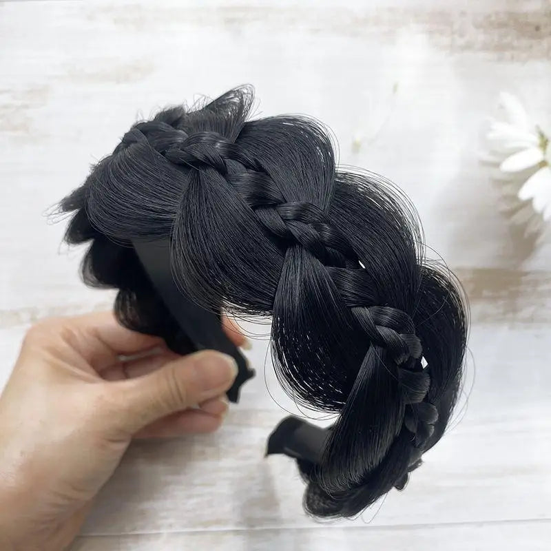 Headbands For Women Wide Fishbone Braids Hairbands Handmade Retro Head Hoop Hair Styling Headwear Accessorie Fashion Braids Hair