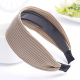 Wide brimmed headbands for women going out in Korea, fashionable and stylish facial wash headbands, hair clips, and ribbons
