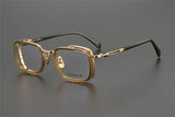 Exquisite Titanium Handmade Glasses Frame Mens Women Retro Square Spectacle Frames Eyeglasses Japanese Design Oval Round Eyewear