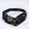 Fashion WomenFloral Headband Hair Accessories Leopard Cross Knotted Bow Chiffon Hair Band Girls Headdress Ladies Hoop Headwear