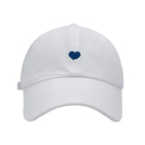 Love Heart Kids Baseball Caps Adjustable Large Brim Sun Hat Solid Color Hollow High Ponytail Caps for Boys Girls