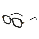 Blue Ray Blocking Anti-Blue Light Reading Glasses Eye Protection Ultralight Hyperopia Glasses Board Square Eyeglasses Office