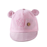 1-4 Years Kids Boys Girls Baseball Hats Cap Cartoon Animal Pattern Hat Sun Protection Cap Lightweight Hats