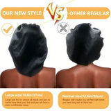Newly Satin Night Hair Cap Women's Solid Sleeping Hat Sleep Care Bonnet Nightcap for Women Unisex Cap
