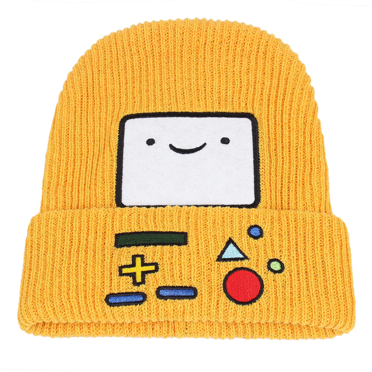 Anime Game Machine BMO Beanie Hat For Women Men Cartoon Embroidery Knitted Hats Winter Hat Hip Hop Ski Skull Caps