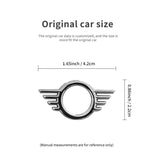 For Mini Cooper S JCW F54 F55 F56 F60 R55 R56 R60 Countryman Metal Car Door Lock Pin Wing Emblem Badge Decal