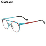 55266 Pure Titanium Glasses Frame Men Round Punk Eyewear 2022 New Male Classic Full Optical Prescription Eyeglasses Frames