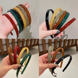 Jelly Color Headbands For Women Girls Headband With Tooth Anti-slip Hairband Hair Accessories For Hair Head Hoop