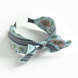 Women Hairbands Wide Female boho ties headband accessories Bow Hair Hoops Headwear Floral Hair Accessories Girl Head Band Lady