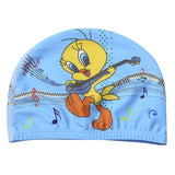 Children Cartoon Swimming Cap Kids Elastic Fabric Swiming Pool Water Sport Protect Ears Hat Swim Bathing Hats Caps Boys Girls
