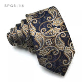 Luxury Slim Narrow Skinny 6CM Mens Necktie Neck Ties For Man Black Solid Dot Striped Jacquard Cravat Business Party Corbatas