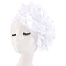 New Woman Muslim Hijab Caps With Big Flower Turban Bonnet Islamic Wrap Head Inner Cap for Hijabs Trendy Headdress