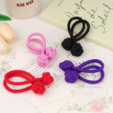 High Ponytail Rubber Bands Hair Band Elastic Head Rope For Women Korean Scrunchies Hair Tie Knotted Hair Ropes Hair Accessories
