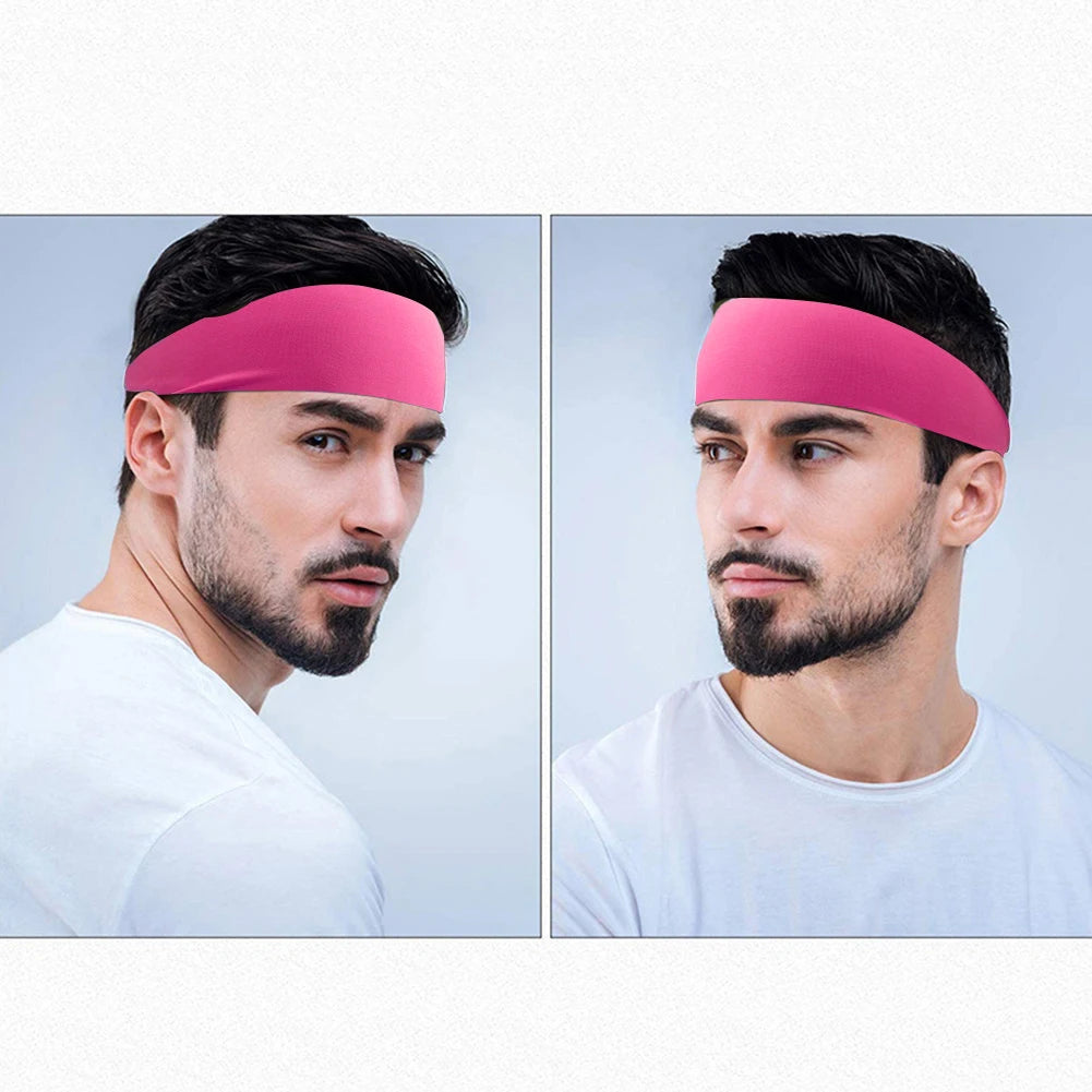 Sports Headbands Quick Dry Running Fitness Sweatband Men Woman Gym Yoga Sweat Hair Bands Yoga Elastic Hairbands Stretch Unisex