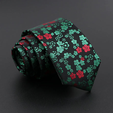 26 Styles Men's Jacquard Novelty Ties Skinny Floral Paisley Striped  Necktie Business Narrow Suit Shirt Daily Wear Accessories