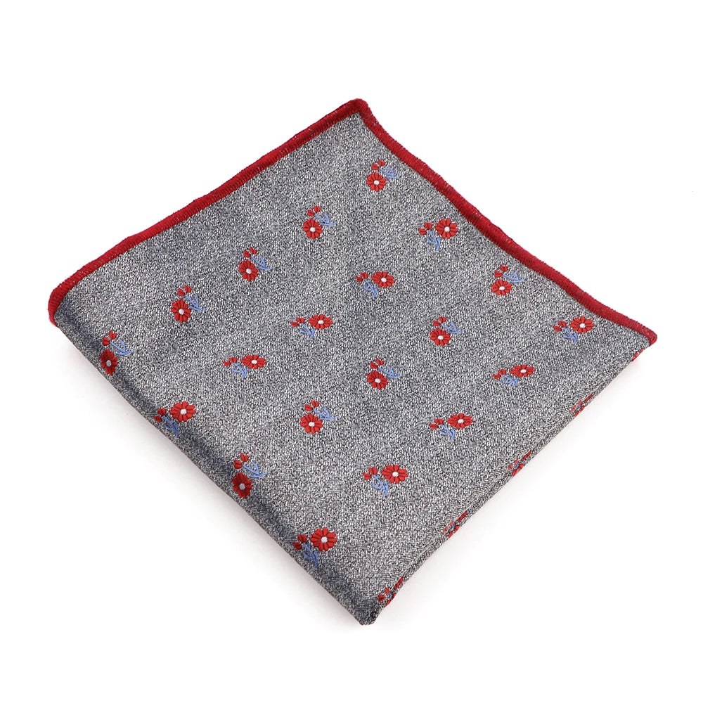High Grade New Style Jacquard Woven Hanky Pocket Square Dot Striped Floral Handkerchief Fit Formal Party Workplace Suit Gift